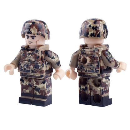 Chinese Modern Soldier Custom Minifigure1
