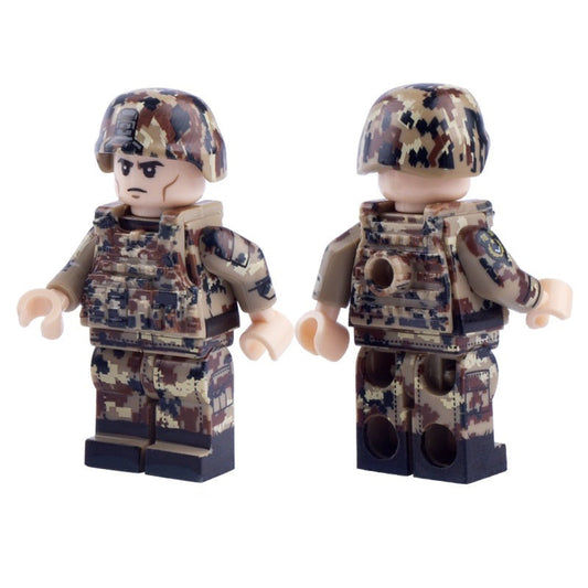 Chinese Modern Soldier Custom Minifigure1