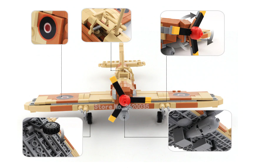 WW2 British Supermarine Spitfire Fighter Aircraft3