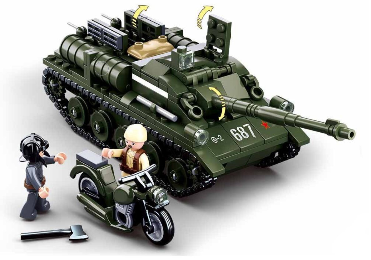 WW2 Soviet SU-85 Tank Destroyer3