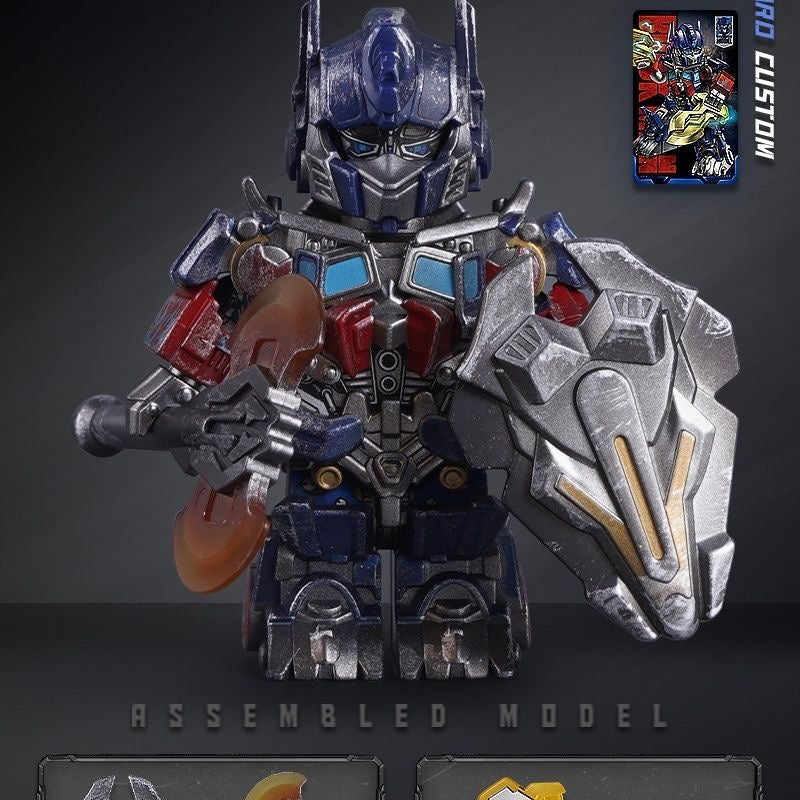 Transformation Robot Mini Action Fiqure King Kong Optims Prima Movie Building Blocks Assembling Toy Children Birthday Toys Gift