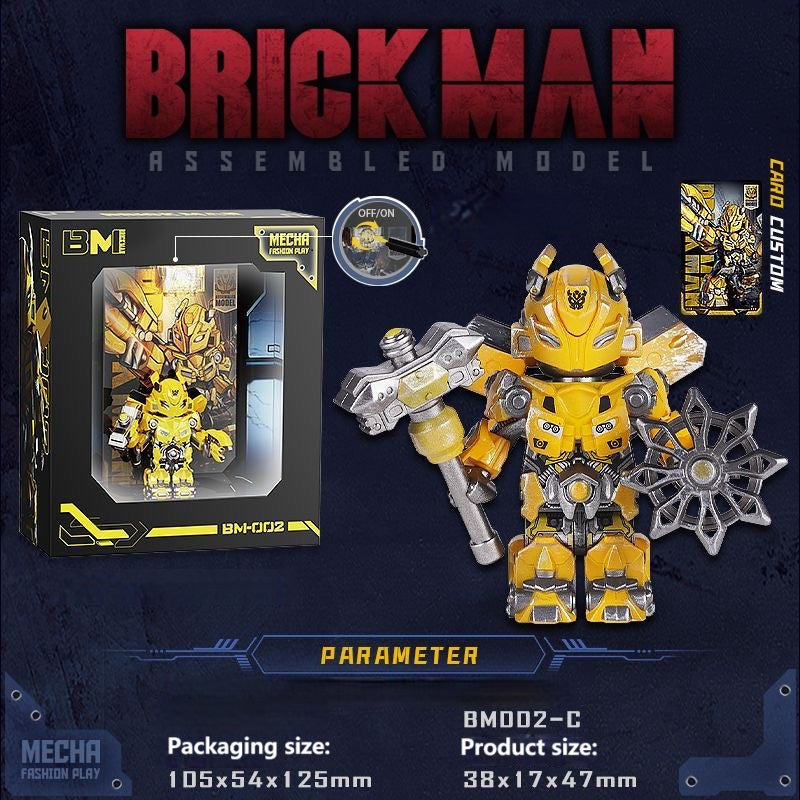 Transformation Robot Mini Action Fiqure King Kong Optims Prima Movie Building Blocks Assembling Toy Children Birthday Toys Gift