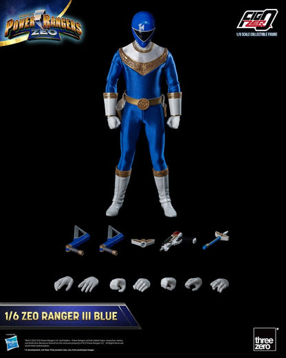 Power Rangers Zeo FigZero Action Figure 1/6 Ranger III Blue 30cm2