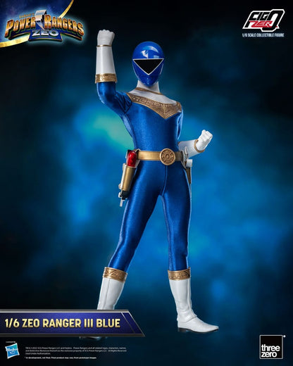 Power Rangers Zeo FigZero Action Figure 1/6 Ranger III Blue 30cm3