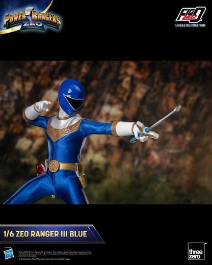 Power Rangers Zeo FigZero Action Figure 1/6 Ranger III Blue 30cm8