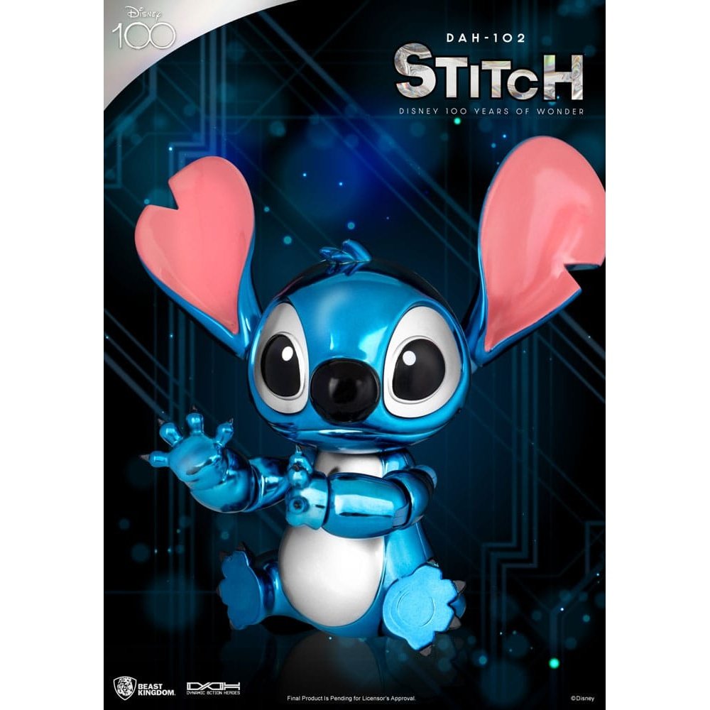 Disney 100 Years of Wonder Dynamic 8ction Heroes Action Figure 1/9 Stitch (Lilo & Stitch) 16cm1