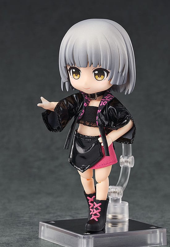 Original Character Accessories for Nendoroid Doll Figures Outfit Set: Idol Outfit - Girl (Rose Red)5