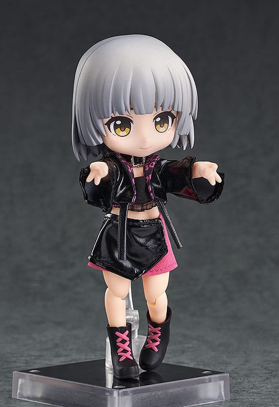 Original Character Accessories for Nendoroid Doll Figures Outfit Set: Idol Outfit - Girl (Rose Red)6