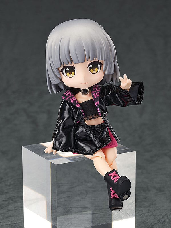 Original Character Accessories for Nendoroid Doll Figures Outfit Set: Idol Outfit - Girl (Rose Red)7