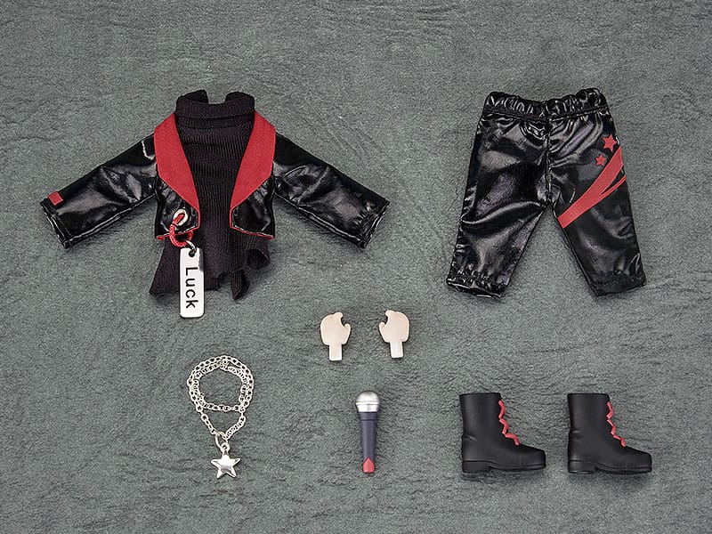 Original Character Accessories for Nendoroid Doll Figures Outfit Set: Idol Outfit - Boy (Deep Red)2