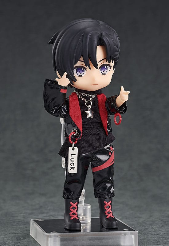 Original Character Accessories for Nendoroid Doll Figures Outfit Set: Idol Outfit - Boy (Deep Red)5