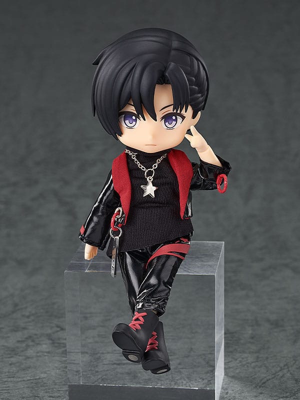 Original Character Accessories for Nendoroid Doll Figures Outfit Set: Idol Outfit - Boy (Deep Red)7