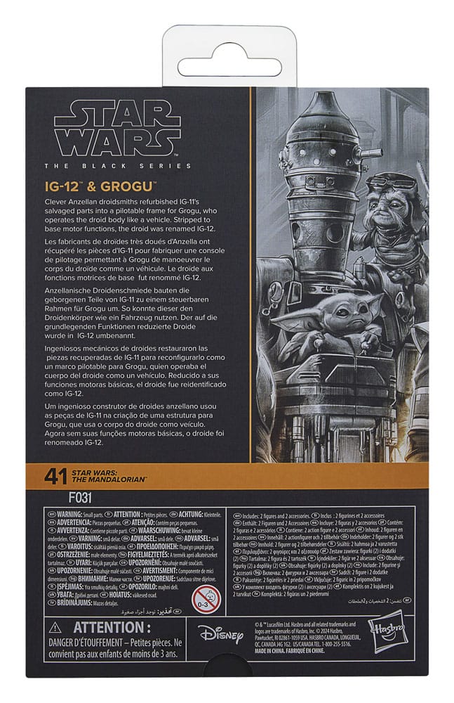 Star Wars: The Mandalorian Black Series Action Figure 2-Pack IG-12 & Grogu 15cm7