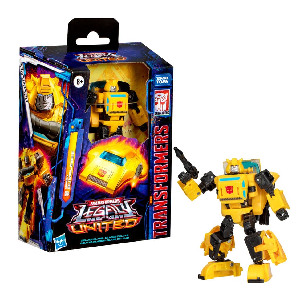Transformers Generations Legacy United Deluxe Class Action Figure Origin Bumblebee 14cm13