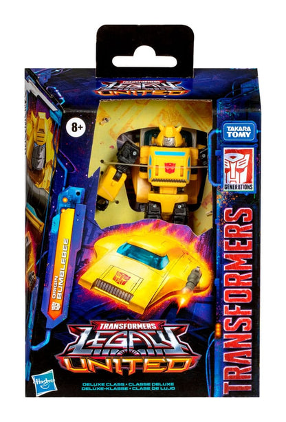 Transformers Generations Legacy United Deluxe Class Action Figure Origin Bumblebee 14cm15