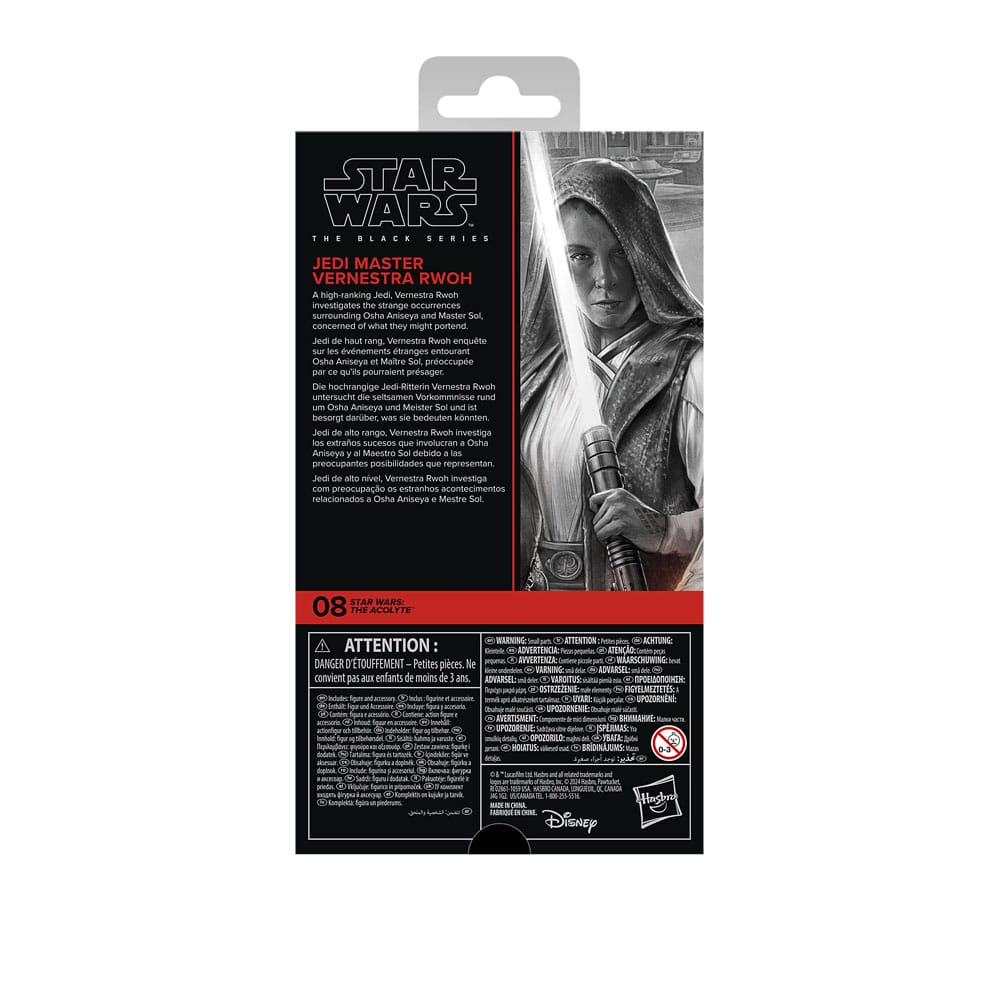 Star Wars: The Acolyte Black Series Action Figure Jedi Master Vernestra Rwoh 15cm4
