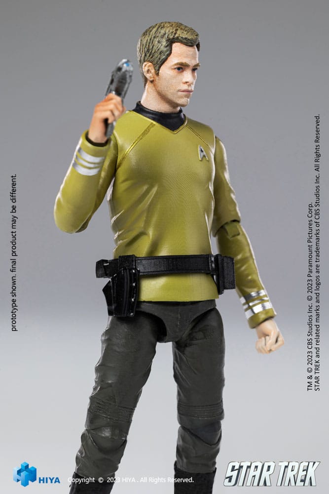 Star Trek Exquisite Mini Action Figure 1/18 Star Trek 2009 Kirk 10cm5