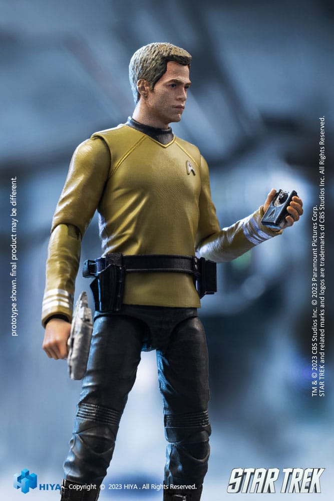 Star Trek Exquisite Mini Action Figure 1/18 Star Trek 2009 Kirk 10cm8