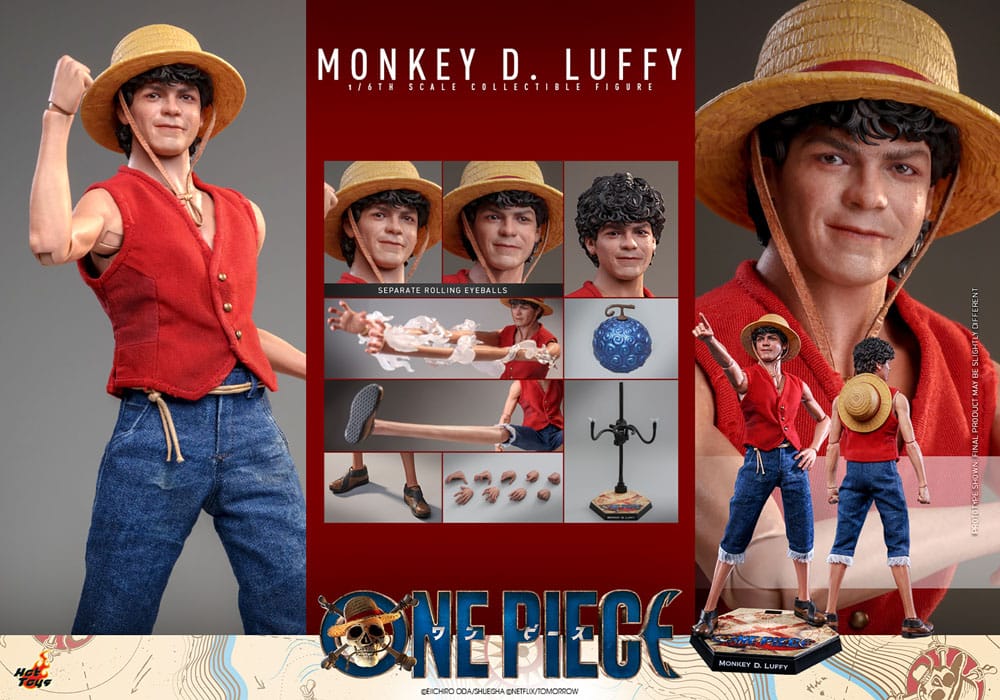 One Piece (Netflix) Action Figure 1/6 Monkey D. Luffy 31cm18