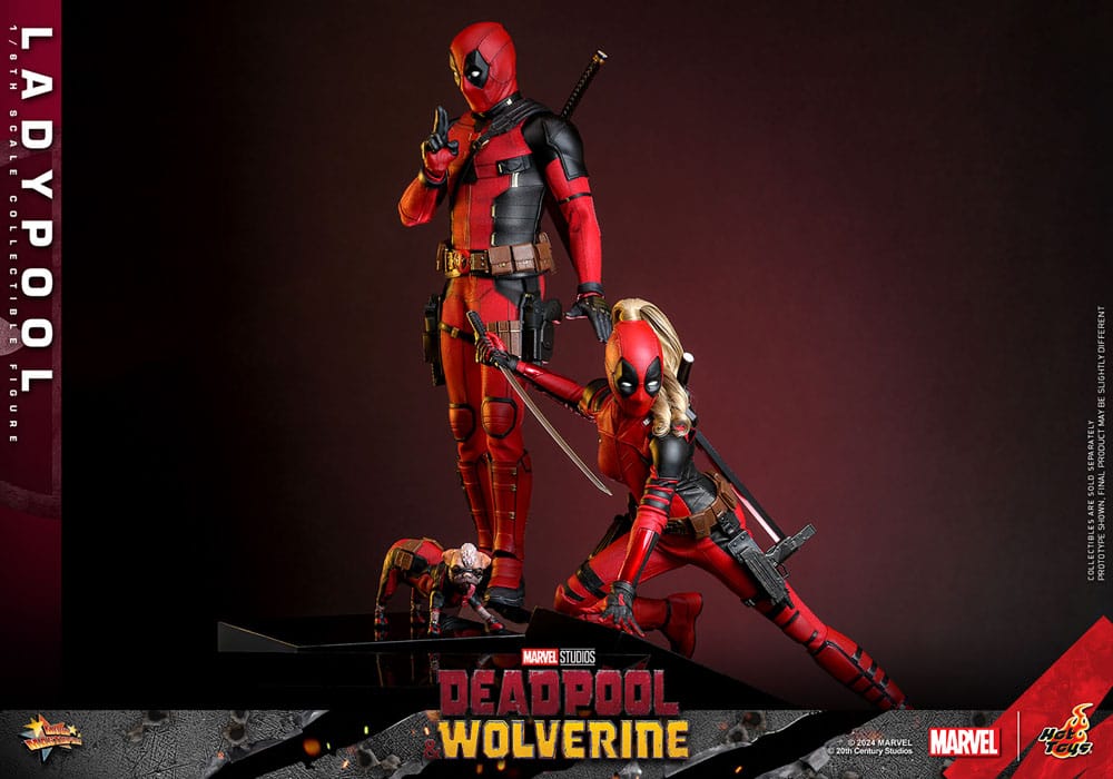 Deadpool & Wolverine Movie Masterpiece Action Figure 1/6 Ladypool 30cm24
