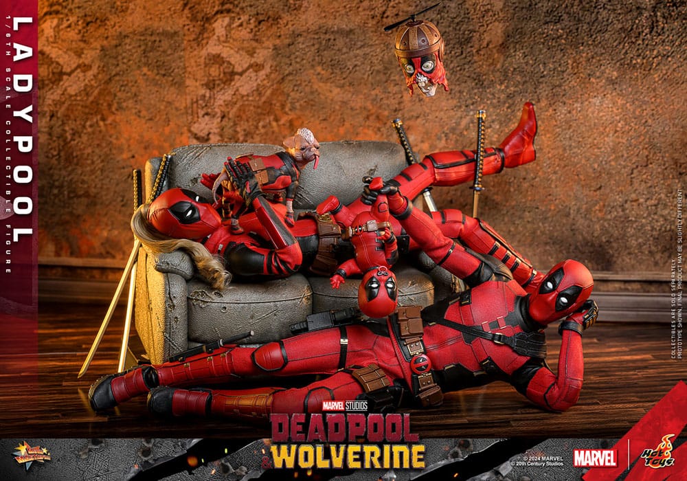 Deadpool & Wolverine Movie Masterpiece Action Figure 1/6 Ladypool 30cm26
