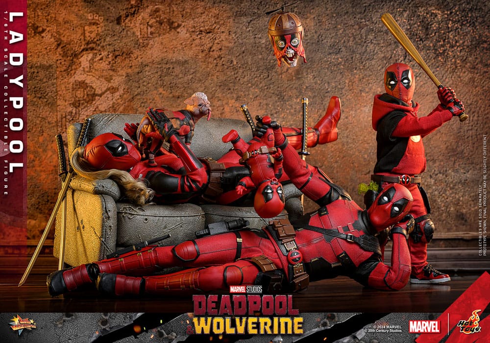 Deadpool & Wolverine Movie Masterpiece Action Figure 1/6 Ladypool 30cm27