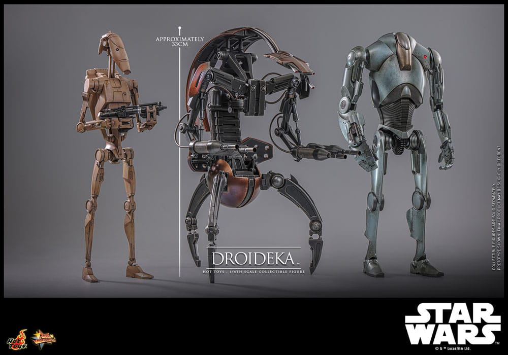 Star Wars Episode I Movie Masterpiece Action Figure 1/6 Droideka 27cm20