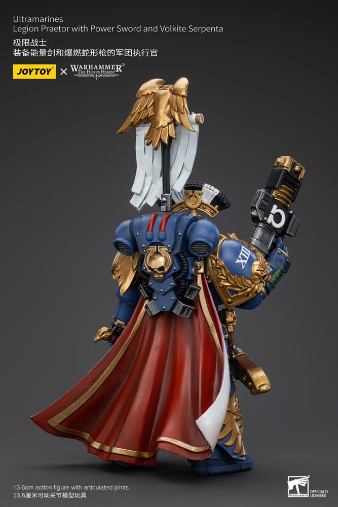 Warhammer The Horus Heresy Action Figure 1/18 Ultramarines Legion Praetor with Power Sword and Volkite Serpenta 20cm4