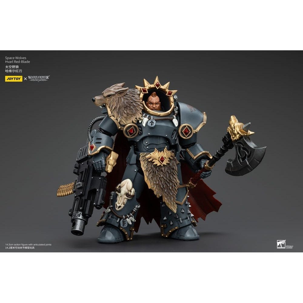Warhammer The Horus Heresy Action Figure 1/18 Space Wolves Hvarl Red-Blade 14cm2