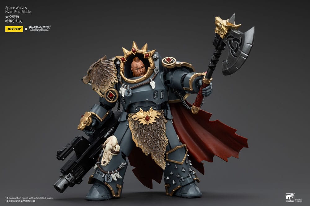 Warhammer The Horus Heresy Action Figure 1/18 Space Wolves Hvarl Red-Blade 14cm7