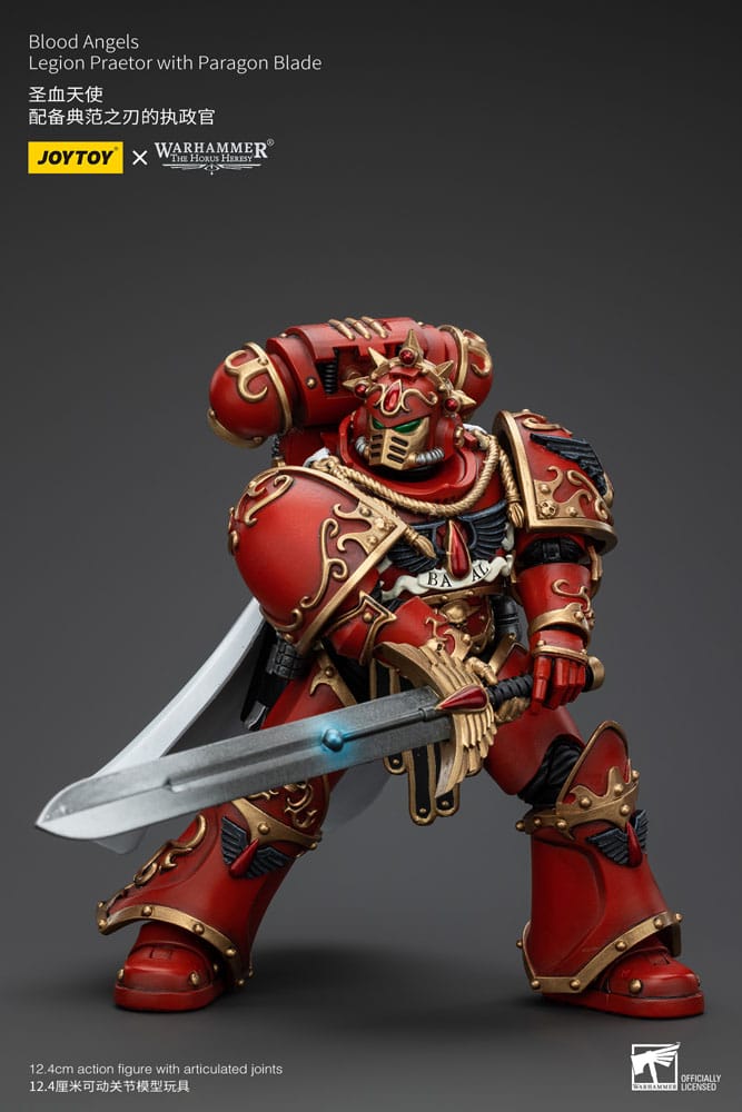 Warhammer The Horus Heresy Action Figure 1/18 Blood Angels Legion Praetor with Paragon Blade 13cm5