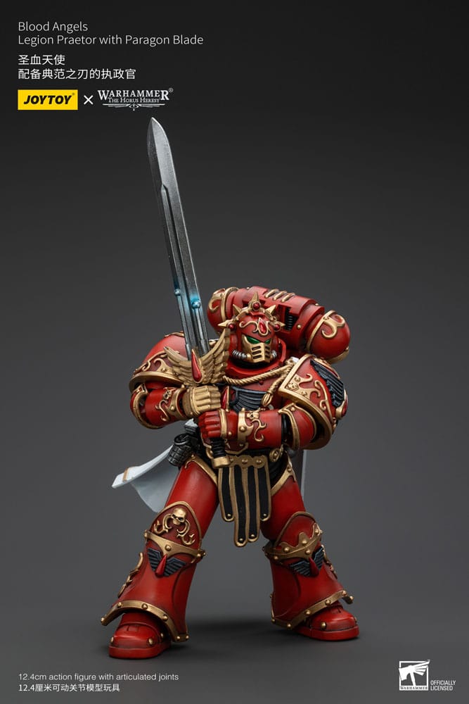 Warhammer The Horus Heresy Action Figure 1/18 Blood Angels Legion Praetor with Paragon Blade 13cm7