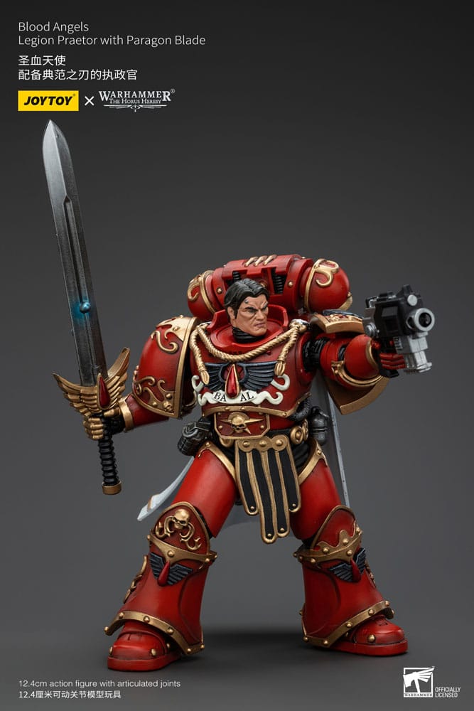 Warhammer The Horus Heresy Action Figure 1/18 Blood Angels Legion Praetor with Paragon Blade 13cm8