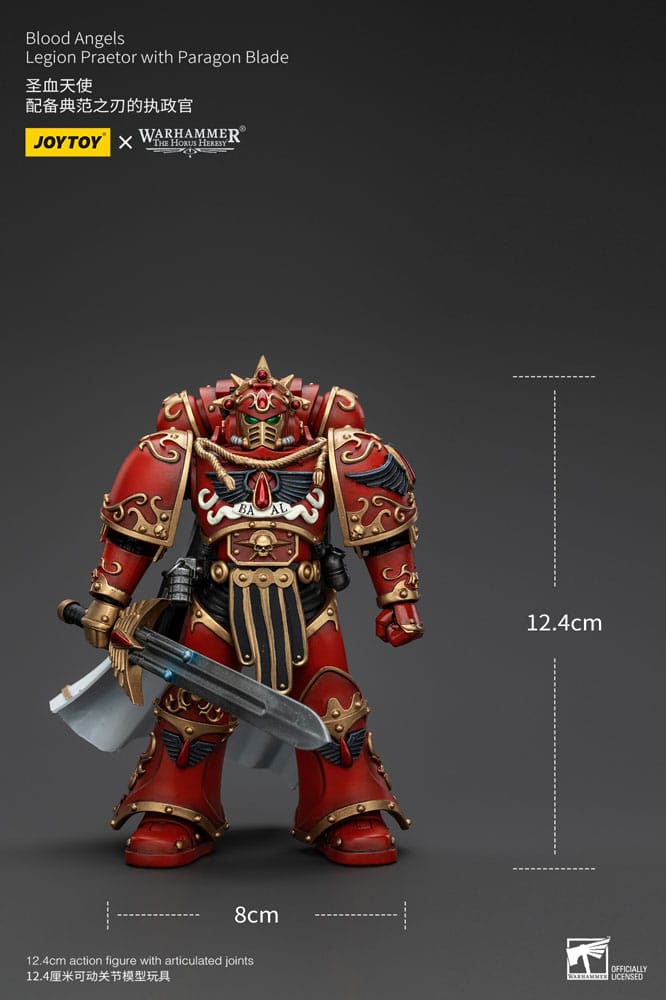 Warhammer The Horus Heresy Action Figure 1/18 Blood Angels Legion Praetor with Paragon Blade 13cm10