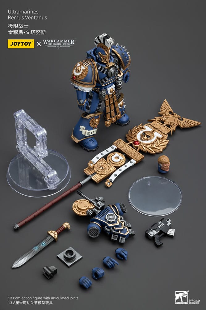 Warhammer The Horus Heresy Action Figure 1/18 Ultramarines Remus Ventanus 14cm6