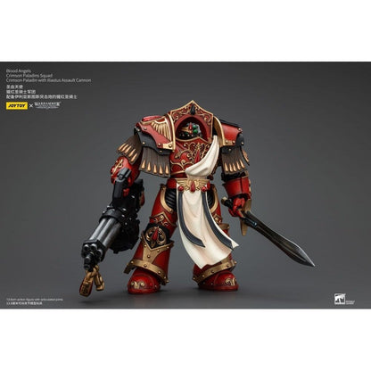 Warhammer The Horus Heresy Action Figure 1/18 Blood Angels Crimson Paladins Squad Crimson Paladin with Iliastus Assault Cannon 14cm3