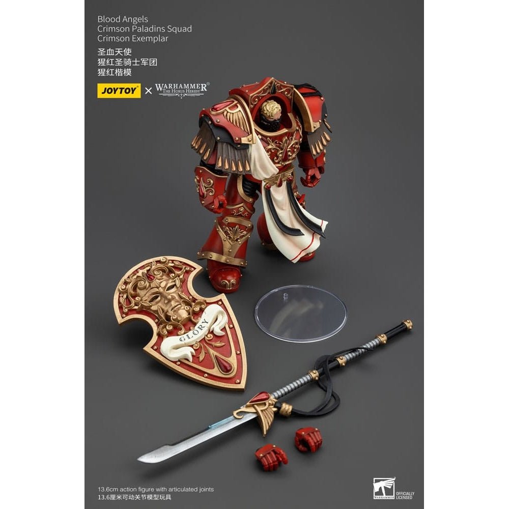 Warhammer The Horus Heresy Action Figure 1/18 Blood Angels Crimson Paladins Squad Crimson Exemplar 14cm2