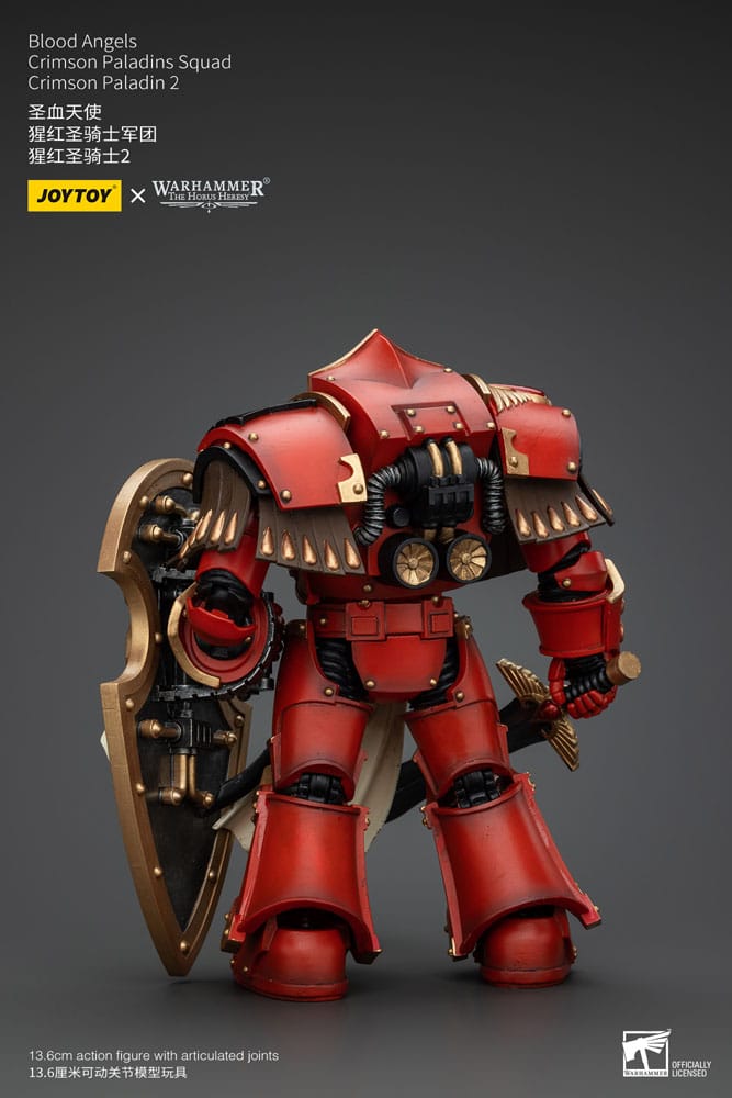 Warhammer The Horus Heresy Action Figure 1/18 Blood Angels Crimson Paladins Squad Crimson Paladin 2 14cm5