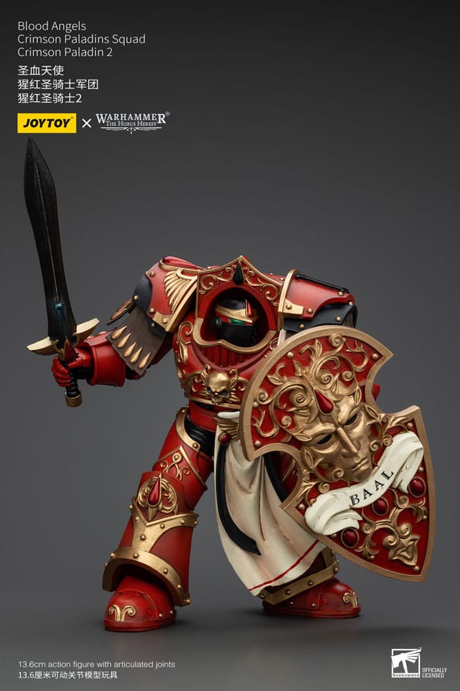 Warhammer The Horus Heresy Action Figure 1/18 Blood Angels Crimson Paladins Squad Crimson Paladin 2 14cm8