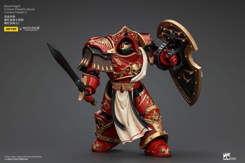 Warhammer The Horus Heresy Action Figure 1/18 Blood Angels Crimson Paladins Squad Crimson Paladin 2 14cm10