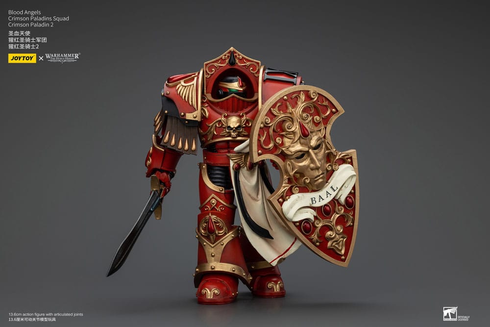 Warhammer The Horus Heresy Action Figure 1/18 Blood Angels Crimson Paladins Squad Crimson Paladin 2 14cm11