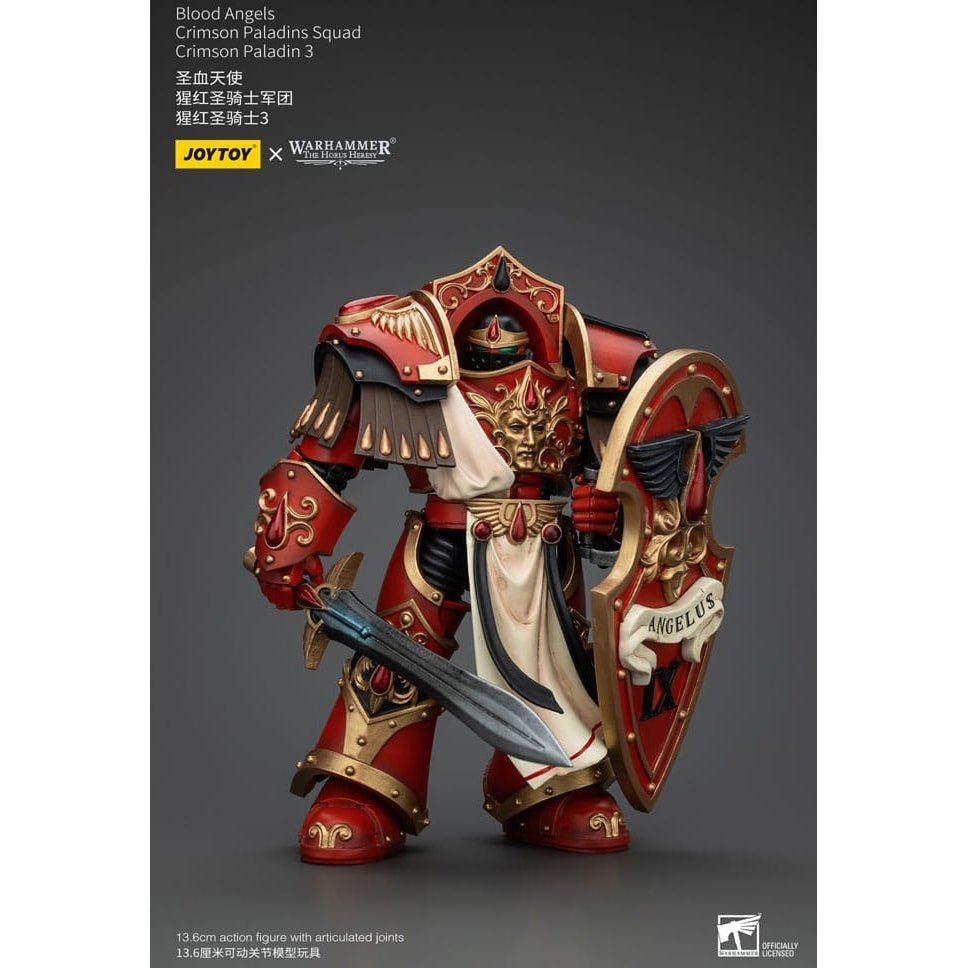 Warhammer The Horus Heresy Action Figure 1/18 Blood Angels Crimson Paladins Squad Crimson Paladin 3 14cm3