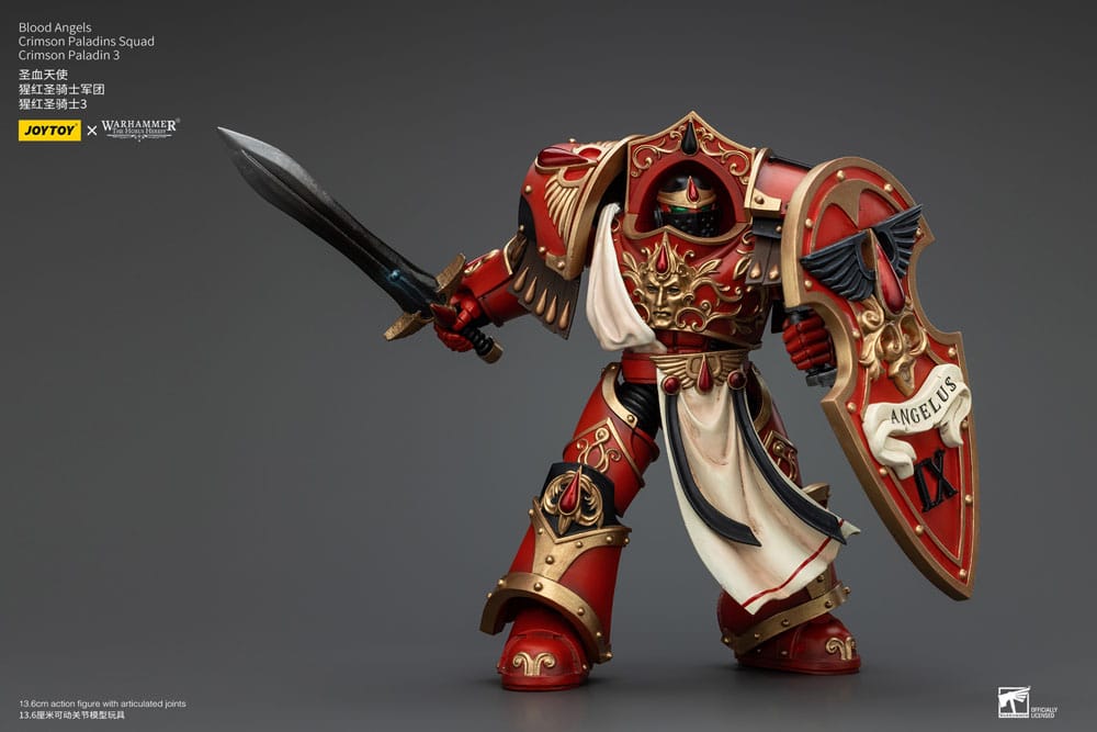 Warhammer The Horus Heresy Action Figure 1/18 Blood Angels Crimson Paladins Squad Crimson Paladin 3 14cm6