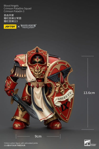 Warhammer The Horus Heresy Action Figure 1/18 Blood Angels Crimson Paladins Squad Crimson Paladin 3 14cm9