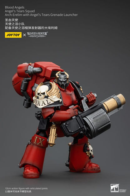 Warhammer The Horus Heresy Action Figure 1/18 Blood Angels Angel's Tears Squad Arch-Erelim with Angel's Tears Grenade Launcher 12cm5