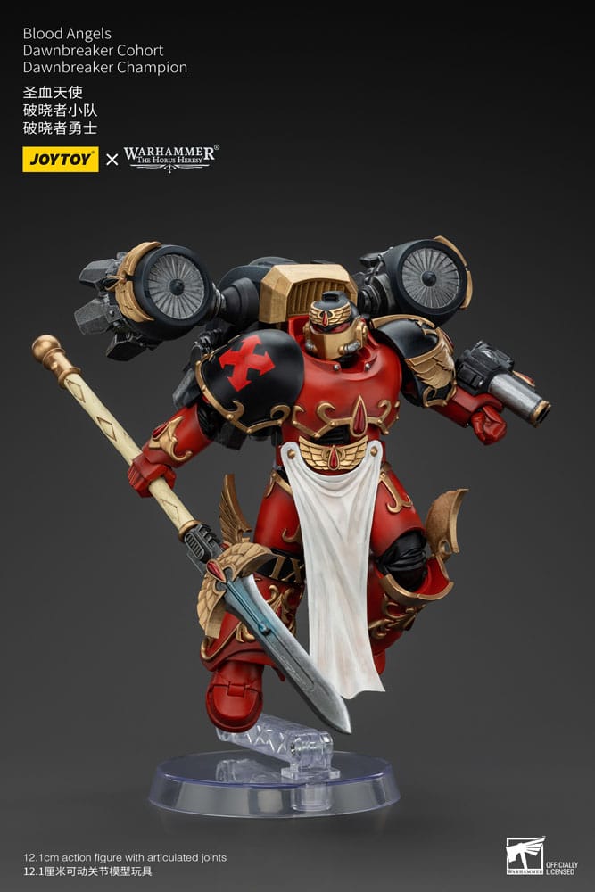 Warhammer The Horus Heresy Action Figure 1/18 Blood Angels Dawnbreaker Cohort Dawnbreaker Champion 13cm6