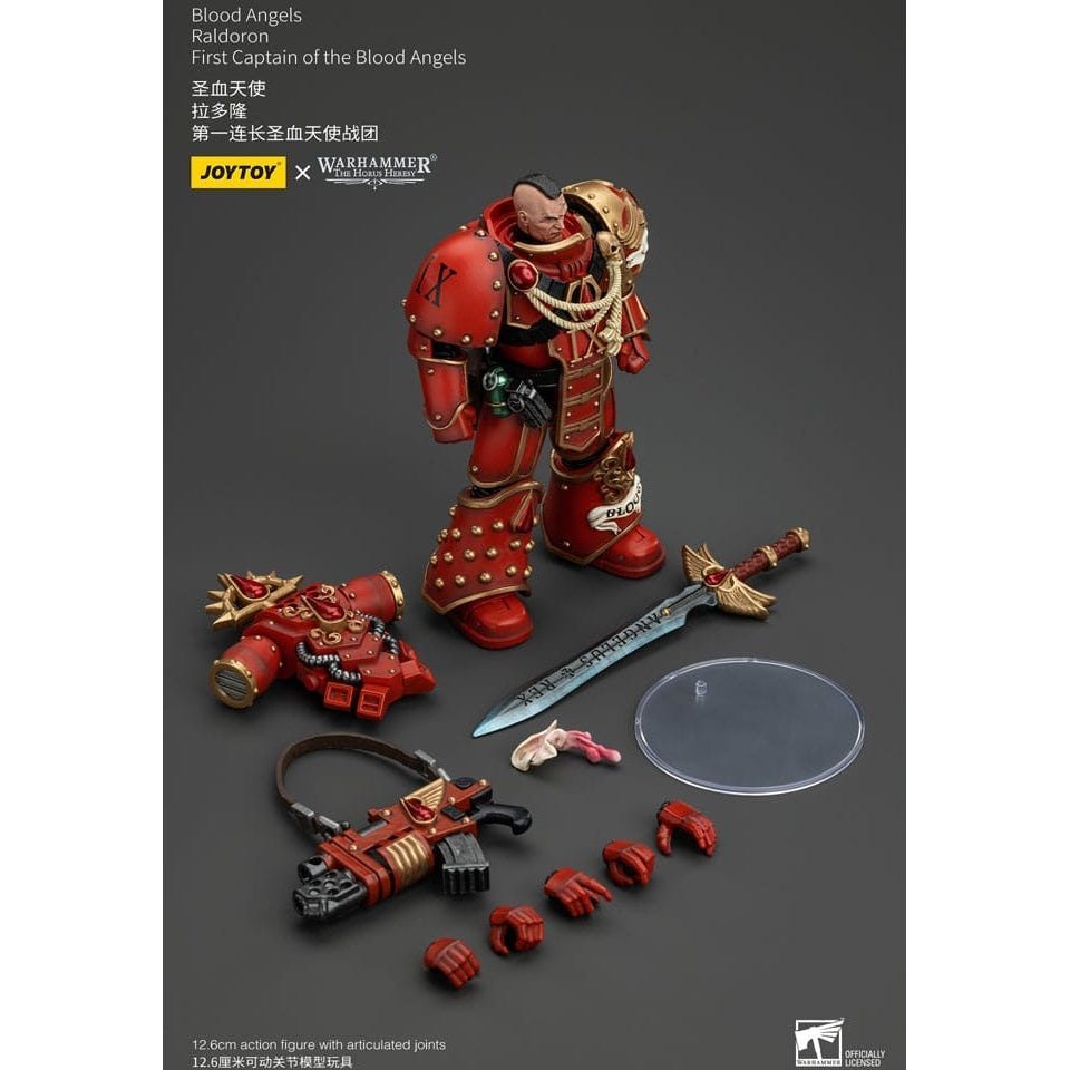 Warhammer The Horus Heresy Action Figure 1/18 Blood Angels Raldoron First Captain of the Blood Angels 13cm2