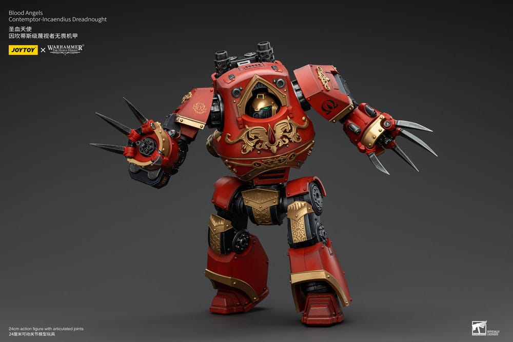 Warhammer The Horus Heresy Action Figure 1/18 Blood Angels Contemptor-Incaendius Dreadnought 24cm6