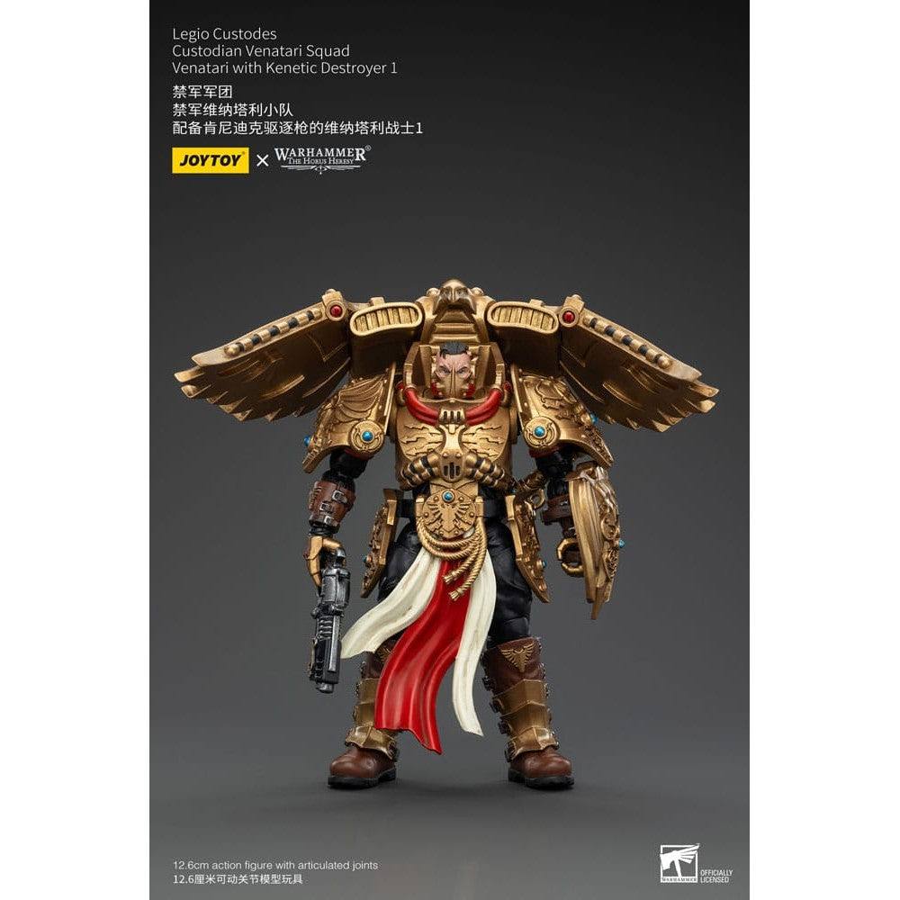 Warhammer The Horus Heresy Action Figure 1/18 Legio Custodes Custodian Venatari Squad Venatari with Kenetic Destroyer 1 13cm1