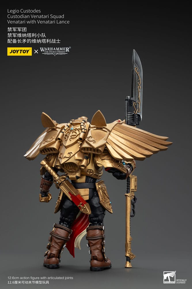 Warhammer The Horus Heresy Action Figure 1/18 Legio Custodes Custodian Venatari Squad Venatari with Venatari Lance 13cm4